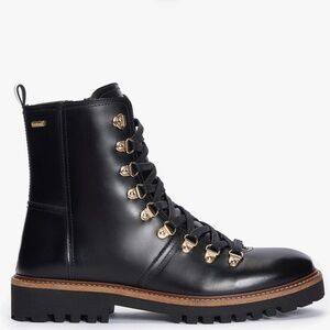 Barbour 'Blake' Hiker Boots in Black Polido (NEW)